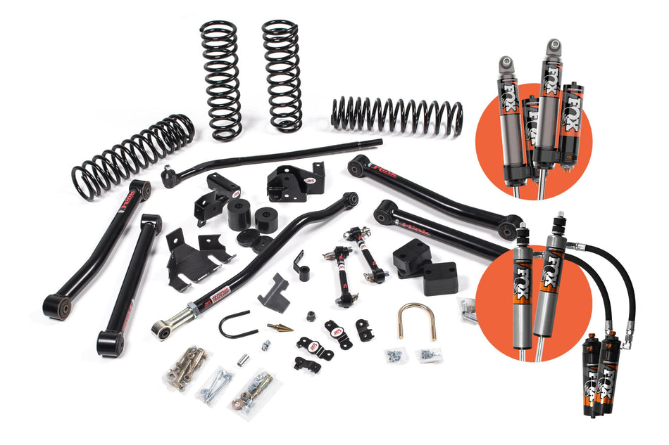 JKS J-Konnect 3.5" Lift Kit w/ Fox 2.5 Elite | 2007–2018 Jeep Wrangler JK 2-Door