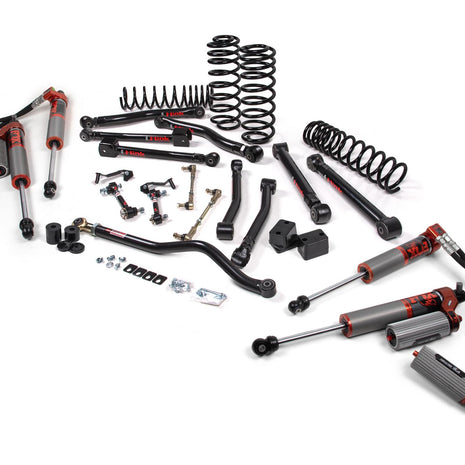 JKS J-Krawl 2.5" Lift Kit w/ Fox 3.0 IBP DSC | 2018–2026 Jeep Wrangler JL 4-Door | Standard-Rate Coils