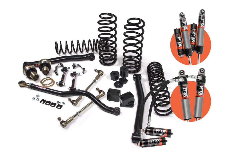 JKS J-Lander 3.5" Lift Kit w/ Fox 2.5 Elite DSC | 2018–2026 Jeep Wrangler JL 4-Door