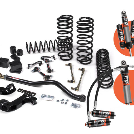 JKS J-Kontrol 3.5" Lift Kit w/ Fox 2.5 Elite DSC | Standard-Rate Coils | 2018–2026 Jeep Wrangler JL 4-Door