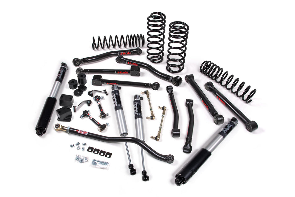 JKS J-Krawl 3" Lift Kit w/ Fox 2.5 | 2018–2026 Jeep Wrangler JL 2-Door | Standard-Rate Coils