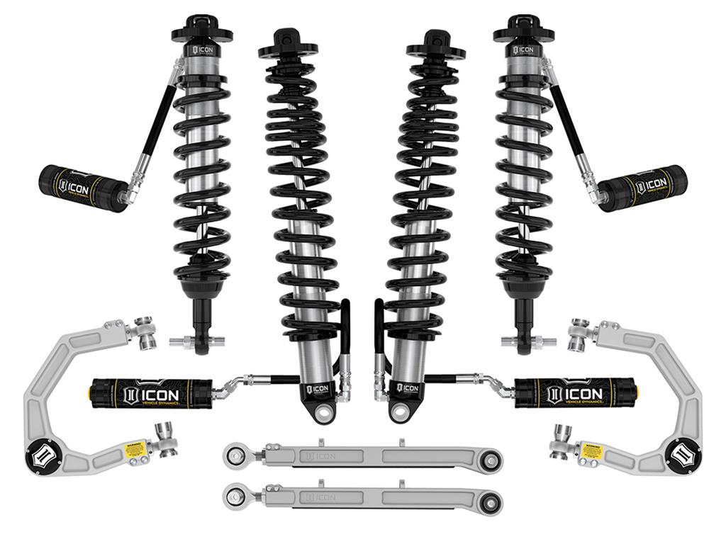 ICON Stage 5 Suspension System Billet | 2021–2024 Ford Bronco Non‑Sasquatch | 3–4