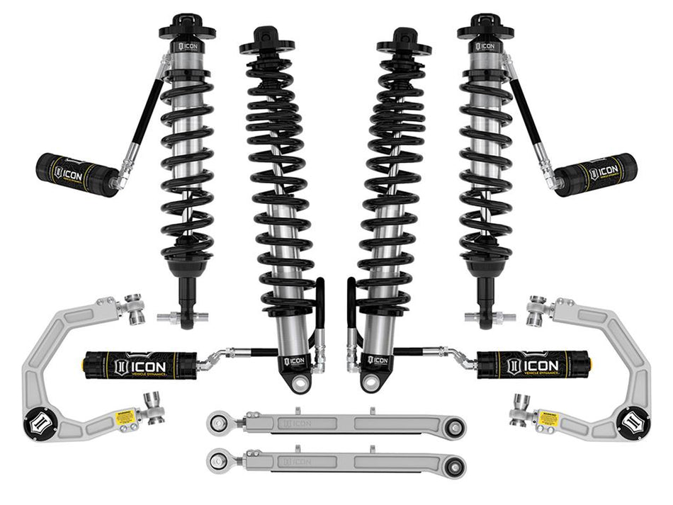 ICON Stage 5 Suspension System Billet | 2021–2024 Ford Bronco Non-Sasquatch | 3–4" Lift