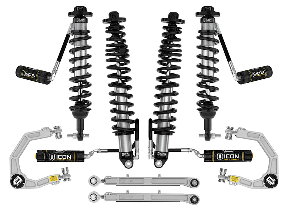 ICON Stage 5 Suspension System Tubular Heavy-Rate | 2021–2023 Ford Bronco Sasquatch | 2–3" Lift
