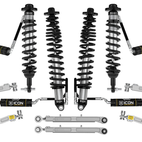 ICON Stage 5 Suspension System Tubular Heavy‑Rate | 2021–2023 Ford Bronco Sasquatch | 2–3" Lift