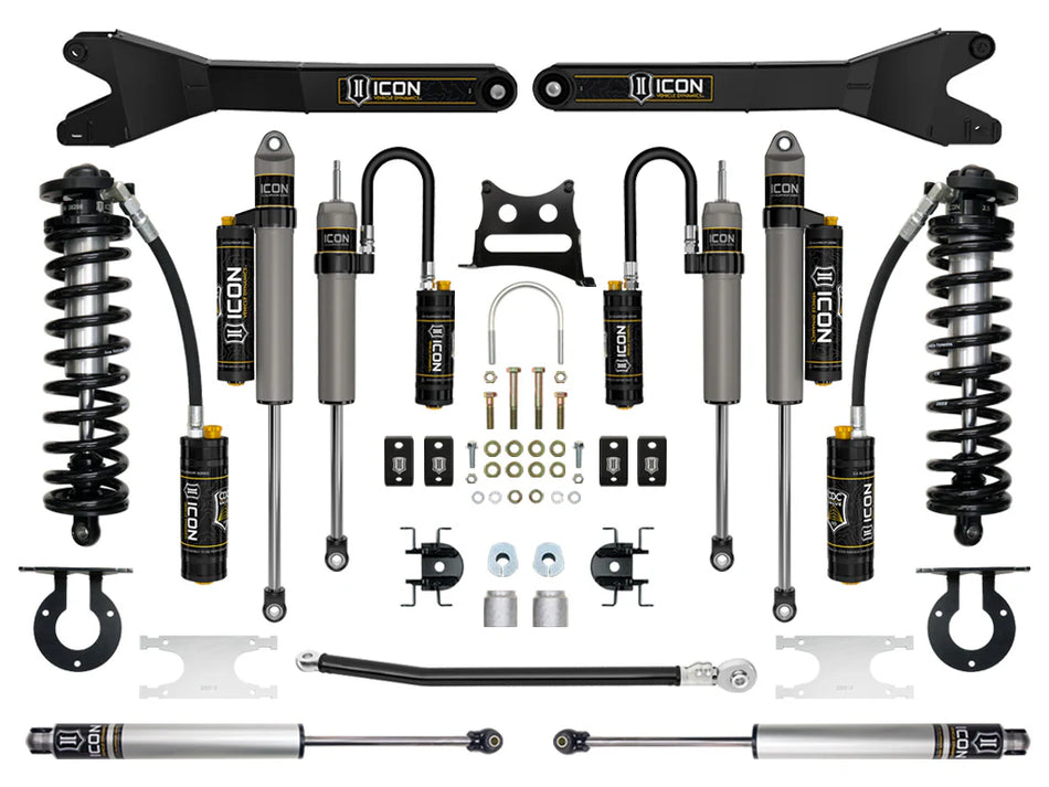 ICON Stage 6 Coilover Conversion System | 2005–2016 Ford F-250/F-350 4x4 | 2.5–3" Lift