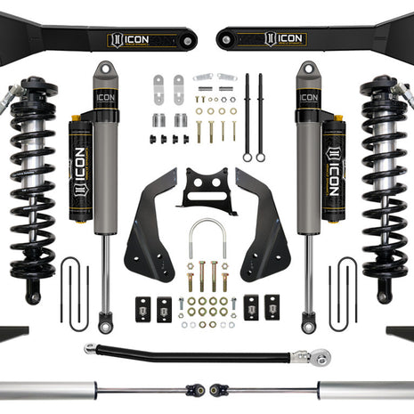 ICON Stage 5 Coilover Conversion System w/ Radius Arms | 2005–2007 Ford F‑250/F‑350 4×4 | 4–5.5" Lift