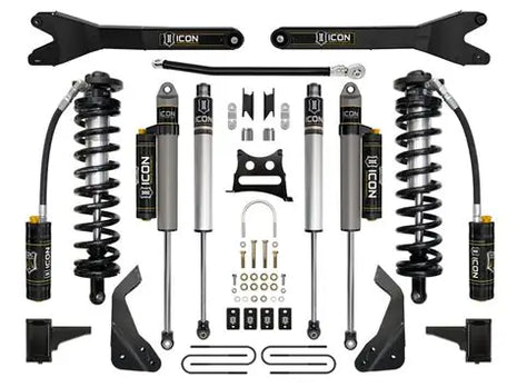 ICON Stage 5 Coilover Conversion System w/ Radius Arms | 2008–2010 Ford F‑250/F‑350 4×4 | 4–5.5" Lift