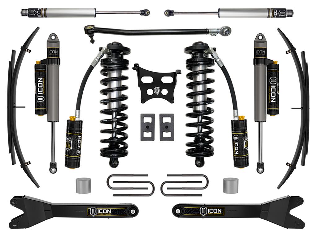 ICON Stage 4 Coilover Conversion System w/ Radius Arms + Expansion Packs | 2023–2026 Ford F-250/F-350 4x4 | 2.5–3