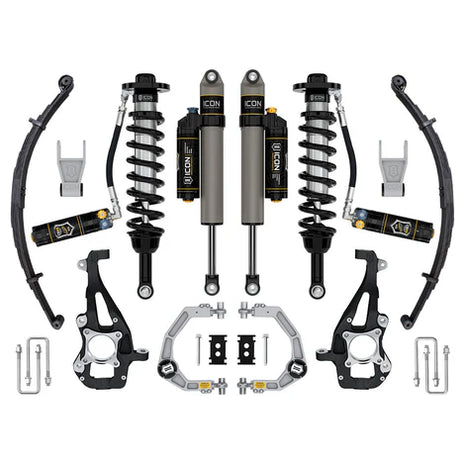 ICON Stage 4 Suspension System Billet CDXS Leaf Pack | 2021–2024 Ford F‑150 4WD | 3.5–4.5" Lift | K93144LD