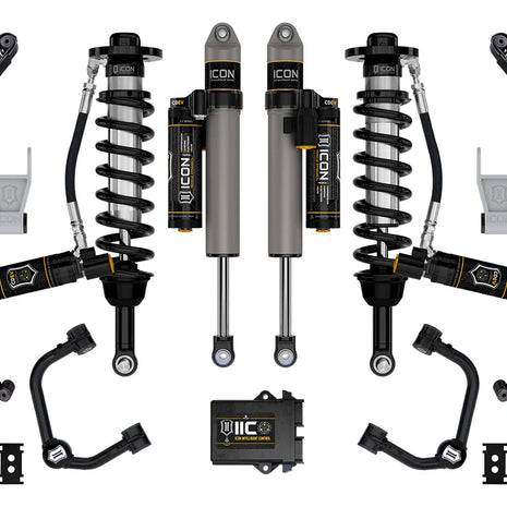 ICON Stage 5 Suspension System Tubular UCA + Leaf Pack | 2021–2023 Ford F‑150 Tremor 4WD | 2.5–3" Lift