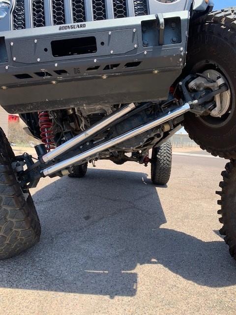 Apex Chassis KIT115-Dana44-NoFlip 2.5-Ton Complete Steering Kit — 1.75" Solid 7075-T6 Aluminum | 2018–2026 Jeep Wrangler JL / JLU & 2019–2026 Gladiator JT | Wide-Track Dana 44 M210 | OEM Knuckles | 2–6" Lift