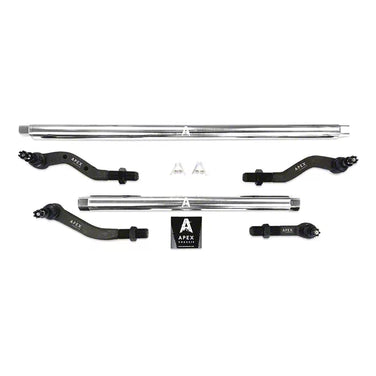 Apex Chassis 2.5-Ton Steering Kit | Dana 30 Polished Flip | 2018-2026 Jeep JL/JLU & Gladiator JT