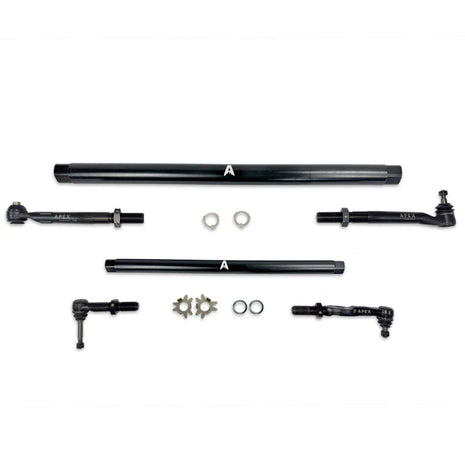 Apex Chassis ProLock Complete Steering Kit | Black Aluminum | 2017-2026 Ford F-250/F-350 4WD