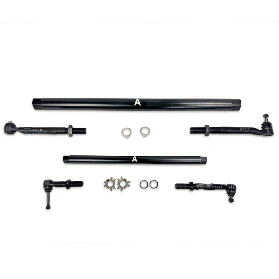 Apex Chassis ProLock Complete Steering Kit | DOM Steel | 2017-2026 Ford F-250/F-350 4WD | SKU: KIT375-STL