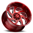 Off Road Monster Wheels M07 R Candy Red | 20x10 -19mm | 5x127 | Jeep Wrangler & Gladiator
