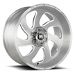 Off Road Monster Wheels M07 BFS Brushed Face Silver | 20x10 -19mm | 8x165.1 | HD Truck Wheel