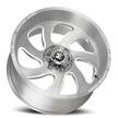 Off Road Monster Wheels M07 BFS Brushed Face Silver | 20x10 -19mm | 8x165.1 | HD Truck Wheel
