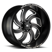 Off Road Monster Wheels M07 BML Flat Matte Black | 22x12 -44mm | 5x150 | 2007–2021 Toyota Tundra/Sequoia & Land Cruiser