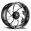 Off Road Monster Wheels M07 GBM Gloss Black | 24x12 -44mm | 6x139.7 | Truck/SUV Wheel