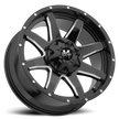 Off Road Monster M08 GBML | Gloss Black Milled | 20x9 | 0mm | Dual 6x135 & 6x139.7