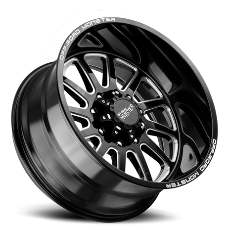 Off Road Monster Wheels M17 GBML Gloss Black | 20x10 -19mm | 5x150 | 2007–2021 Toyota Tundra/Sequoia & Land Cruiser