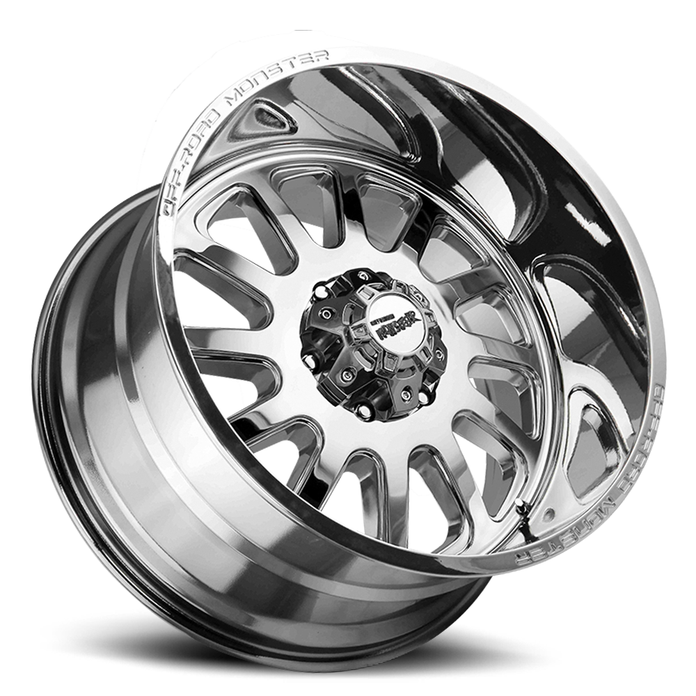 Off Road Monster Wheels M17 C Chrome | 20x10 -19mm | 6x135 | 2004–2026 Ford F-150 & Expedition
