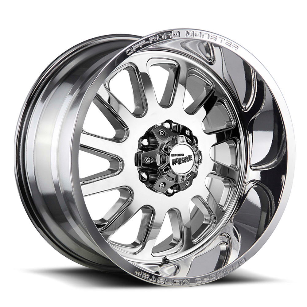 Off Road Monster Wheels M17 C Chrome | 20x10 -19mm | 6x139.7 | Truck/SUV Wheel