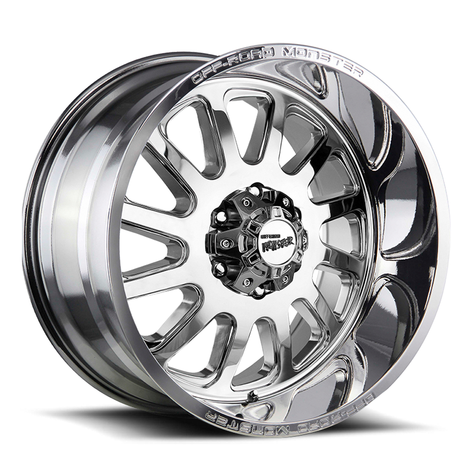 Off Road Monster Wheels M17 C Chrome | 20x10 -19mm | 8x165.1 | HD Truck Wheel