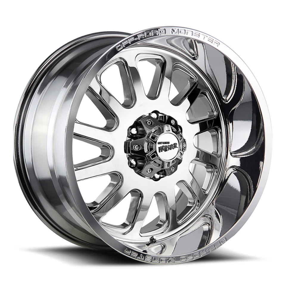 Off Road Monster Wheels M17 C Chrome | 20x10 -19mm | 8x165.1 | HD Truck Wheel