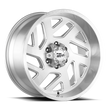 Off Road Monster Wheels M19 BSML Brushed Silver | 20x10 -19mm | 6x139.7 | Truck/SUV Wheel
