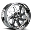Off Road Monster Wheels M22 C Chrome | 20x10 -19mm | 5x139.7 | Truck/SUV Wheel