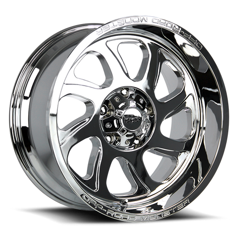 Off Road Monster Wheels M22 C Chrome | 20x10 -19mm | 6x139.7 | Truck/SUV Wheel