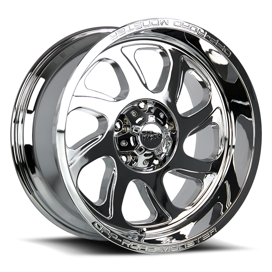 Off Road Monster Wheels M22 C Chrome | 20x10 -19mm | 8x165.1 | HD Truck Wheel
