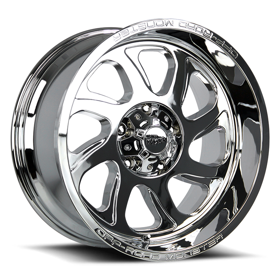 Off Road Monster Wheels M22 C Chrome | 22x12 -44mm | 6x135 | 2004–2026 Ford F-150 & Expedition