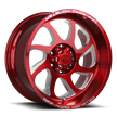 Off Road Monster Wheels M22 R Candy Red | 22x12 -44mm | 6x135 | 2004–2026 Ford F-150 & Expedition