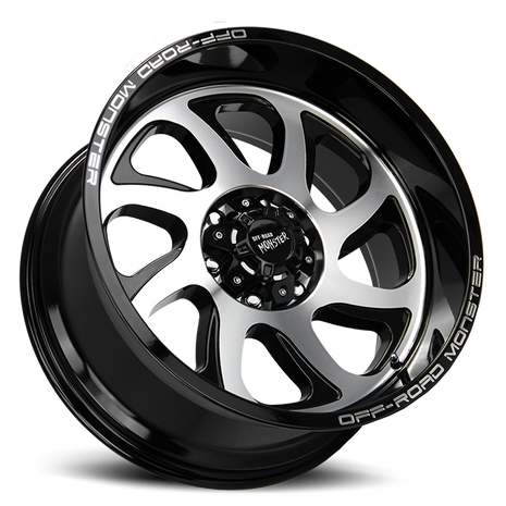Off Road Monster Wheels M22 GBM Gloss Black | 22x12 -44mm | 6x139.7 | Truck/SUV Wheel
