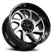 Off Road Monster Wheels M22 GBM Gloss Black | 22x12 -44mm | 8x165.1 | HD Truck Wheel