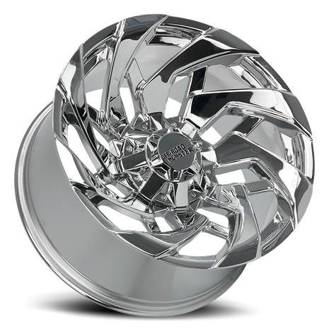 Off Road Monster Wheels M24 Chrome | 20x10 -19mm | 8x165.1/8x170 | HD Truck Wheel