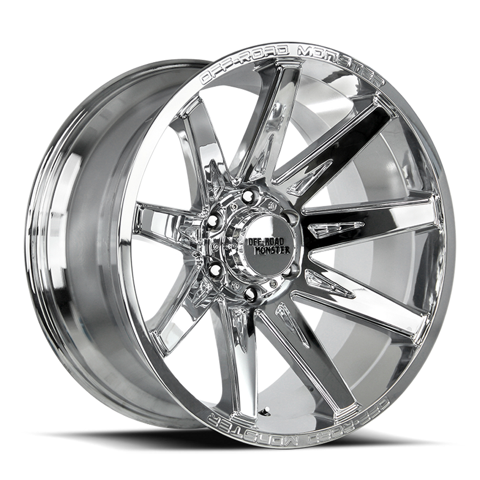 Off Road Monster Wheels M25 C Chrome | 20x10 -19mm | 6x139.7 | Truck/SUV Wheel