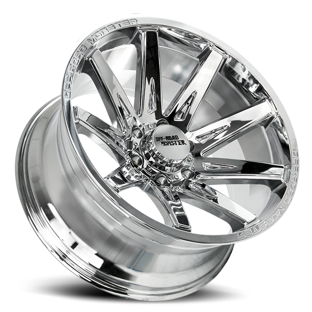 Off Road Monster Wheels M25 C Chrome | 20x10 -19mm | 6x139.7 | Truck/SUV Wheel