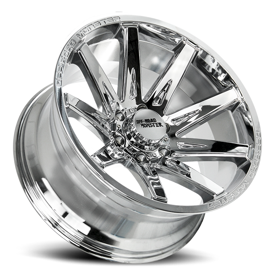 Off Road Monster Wheels M25 C Chrome | 20x10 -19mm | 6x139.7 | Truck/SUV Wheel