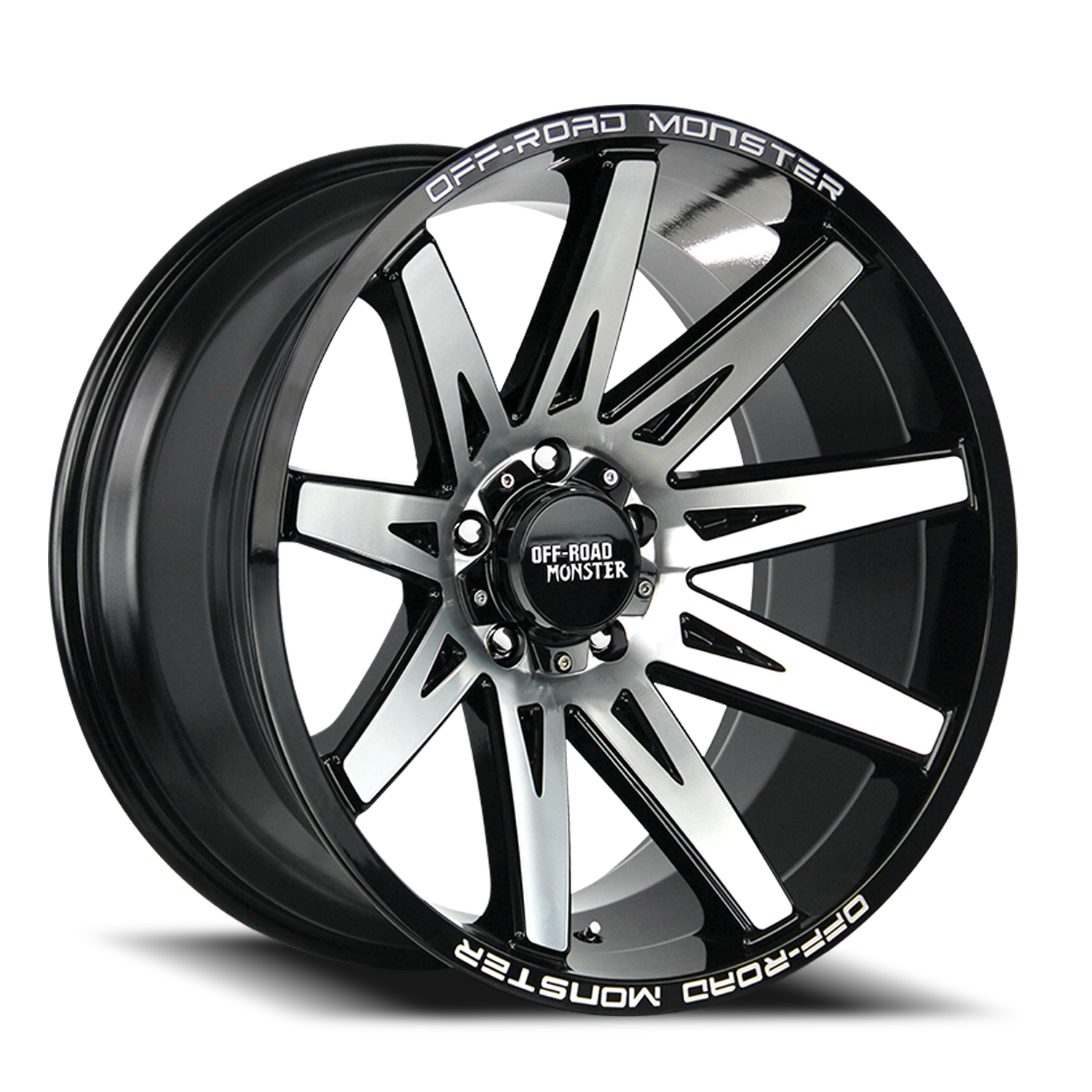 Off Road Monster Wheels M25 GBM Gloss Black | 20x10 -19mm | 6x139.7 | Truck/SUV Wheel