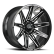 Off Road Monster Wheels M25 GBML Gloss Black | 20x10 -19mm | 6x139.7 | Truck/SUV Wheel