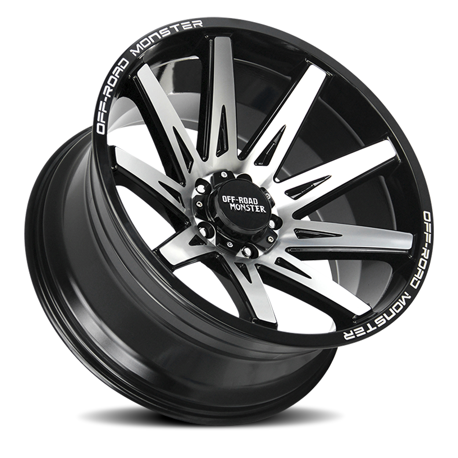 Off Road Monster Wheels M25 GBM Gloss Black | 20x10 -19mm | 6x139.7 | Truck/SUV Wheel