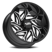 Off Road Monster M28 GBML 20x10 -19 Gloss Black & Milled