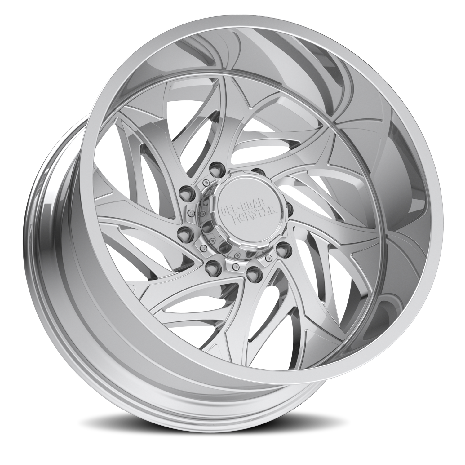 Off Road Monster Wheels M28 Chrome | 22x12 -44mm | 5x139.7/5x150 | Truck/SUV Wheel