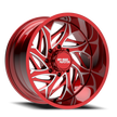 Off Road Monster M28 RML 24x14 -76mm 5x127 / 5x139.7 Candy Red