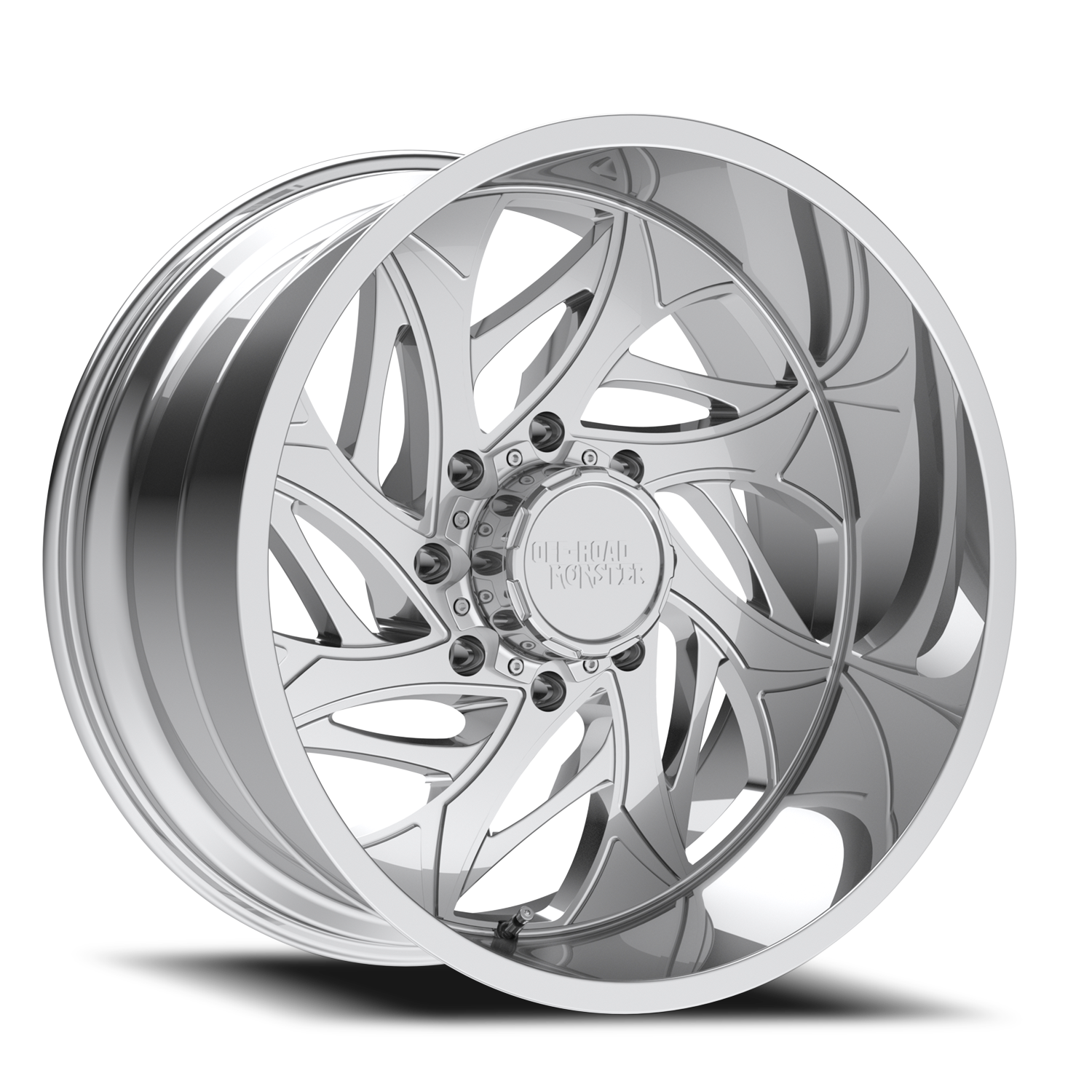 Off Road Monster Wheels M28 Chrome | 24x14 -76mm | 5x139.7/5x150 | Truck/SUV Wheel