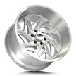 Off Road Monster Wheels M29 BFS Brushed Face Silver | 20x10 -19mm | 5x139.7/5x150 | Truck/SUV Wheel